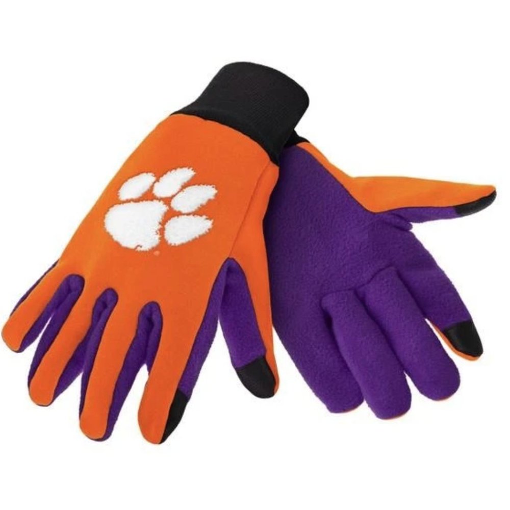 Clemson University Tigers Texting Gloves